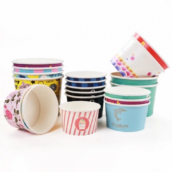 Ice Cream Paper Tubs